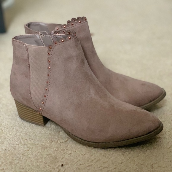 lc lauren conrad dear women's ankle boots